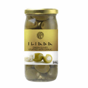 Olives Green Garlic Stuffed 370g Iliada Gold Line