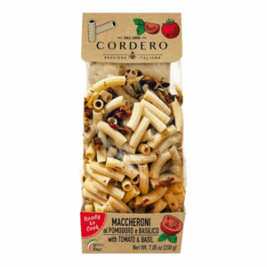 Maccheroni with Tomato & Basil Ready to Cook Pasta 200gm Cordero